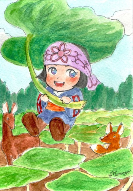 北海道の妖精コロポックル - Monacard